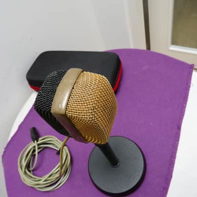 AKG D12 Cardioid Dynamic Microphone - 1960s - Gold/ Black image 7