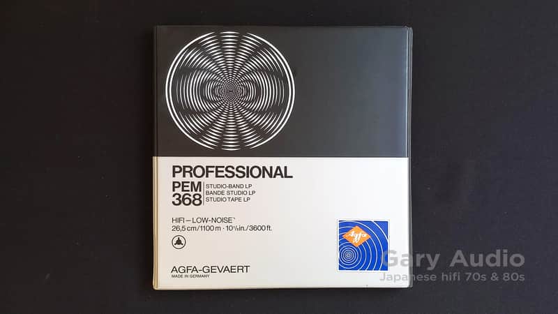 Agfa PEM 368 Professional Studio Tape 26.5 cm / 1100 m HiFi Low Noise image 1