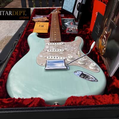 ♚SUBLIME♚FENDER Custom Shop CUSTOM Stratocaster♚TRANS SURF GREEN♚AAA ROASTED♚£5199 image 3