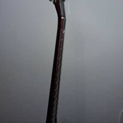 Made in Japan 70's by Matsumoku REFURBISHED MODIFIED AND REFRETTED Westminster SG walnut with UK Monty's Guitars wiring kit image 16