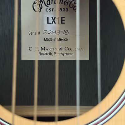 Martin LX1E Little Martin 2003 - Present - Natural image 3