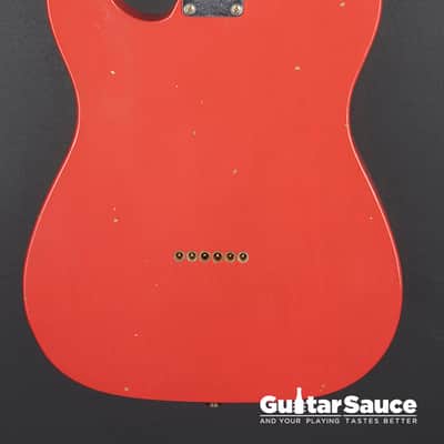 Fender Custom Shop 56 Telecaster Journeyman Aged Fiesta Red 2019 Used (Cod. 1451UG) image 13