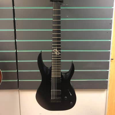 Solar A2.7C Carbon Black Matte 2020 7 String Electric Guitar image 1