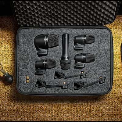 Shure PG ALTA 5-Piece Drum Microphone Kit for Performing and Recording Drummers - Includes Mics, Mounts and Cables with options for Kick Drum, Snare and Tom (PGADRUMKIT5) image 4