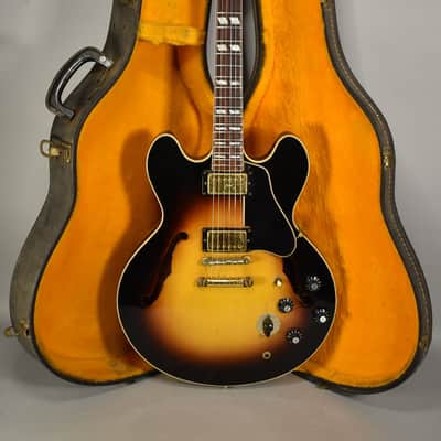 1968 Gibson ES-345TDC Stereo Sunburst Refin Semi-Hollowbody w/OHSC image 1