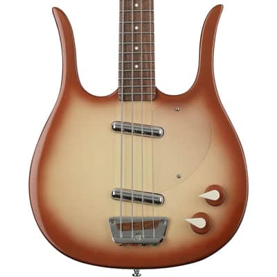 Danelectro 58 Longhorn Bass - Copper Burst image 1