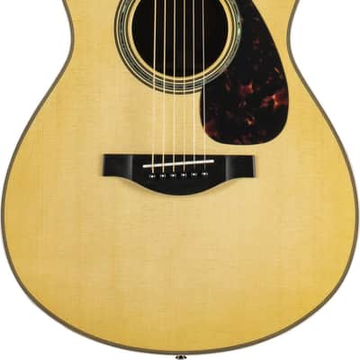 Yamaha LS16 Grand Concert Acoustic-Electric Guitar, Solid Spruce Top image 2