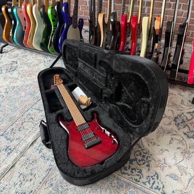Ernie Ball Music Man JP15 7-String Electric Guitar - Red Tide Flame image 10