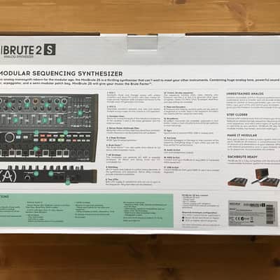 Arturia MiniBrute 2S Desktop Synthesizer 2018 - Present - Black image 2
