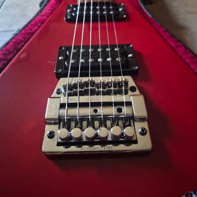 1985 Gibson Flying V I Ferrari Red with Kahler image 2