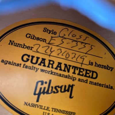 Gibson Jim James Signature ES-335 2021 70s Walnut w/ Docs & OHSC image 17