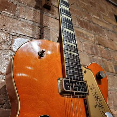 Gretsch 6120 Chet Adkins Electric Guitar Orange | Original Vintage Instrument | 17374 | Guitars In The Attic image 6