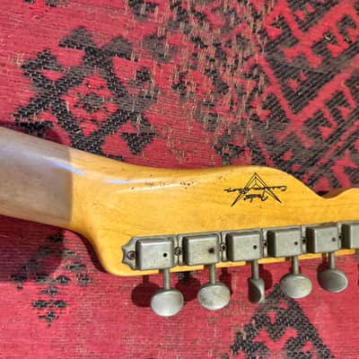 Fender TELECASTER Heavy Relic 61 Black 2011 - heavy Relic Black image 3