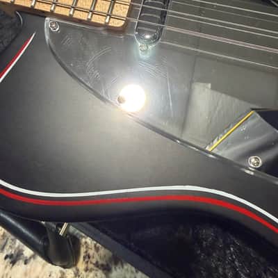 2014 Dean USA "Tracii Guns" Signature Nash Vegas T-Style Satin Black Pinstripe image 18