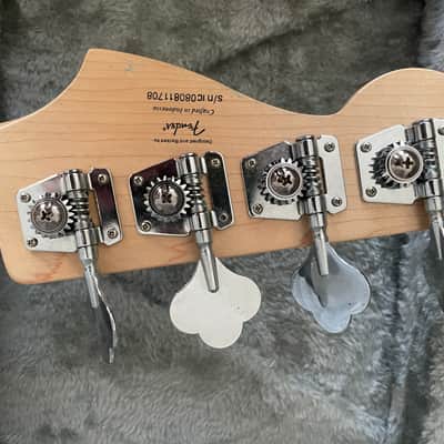Fender Jazz Bass with Road Runner case - Custom paint by Galveston artist KM Zimmerman image 6