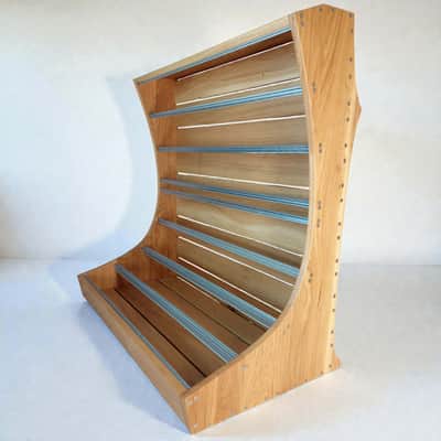 22U / 168hp Eurorack case MARIZILLA • Oak • Rails + Threaded strips / Unpowered image 2