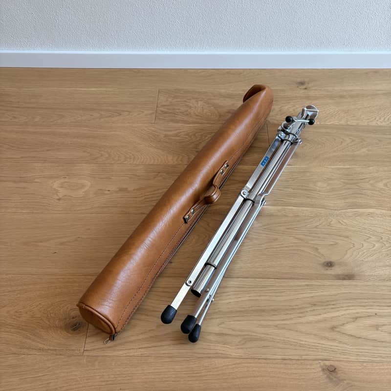 Vintage Original Hohner Piano Bass Stand with Vintage Original Leather Case! Super Rare! image 1