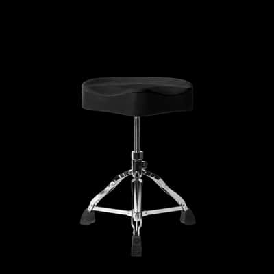 Gator Spindle Drum Throne with Saddle Seat,  Black image 3