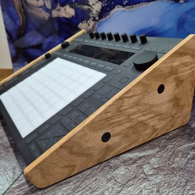 Ableton Push 3 Stand – Solid Oak Wood Synth Stand – 25° Angled Desktop Stand – Handmade Studio Gear Accessory image 3