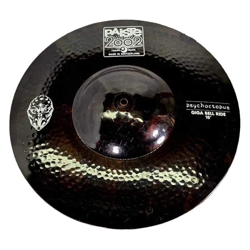 Used Paiste 2002 Psychoctopus Giga Bell Ride Cymbal 18" - Good image 1
