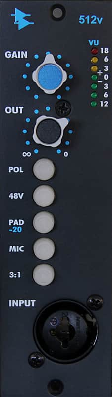 API 512V 500 series mic preamp image 1