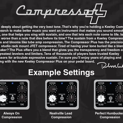 Keeley Compressor Plus Compressor / Sustainer / Expander - Free Shipping to the USA image 3