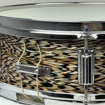 Rogers 5x14" Luxor Cleveland-Era Snare Drum - Black Onyx #7517 image 14
