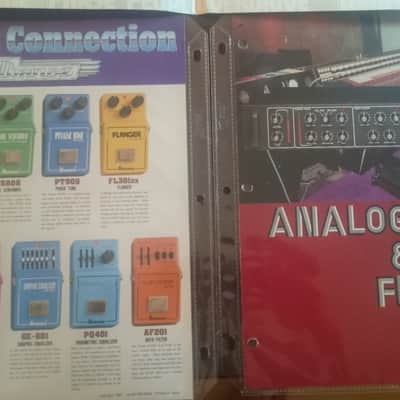 Vintage 1979 Ibanez Effect Pedal Catalog Brochure(s) Tubescreamer AD Pan Tremolo image 7