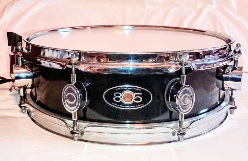 PDP 805 CUSTOM-EBONY LACQUER UTILITY SNARE DRUM-FREE SHIP TO C-USA! image 1