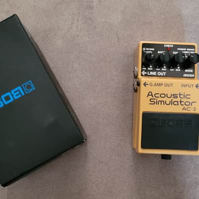 Boss AC-3 Acoustic Simulator (Dark Gray Label) 2006 - Present - Yellow image 7