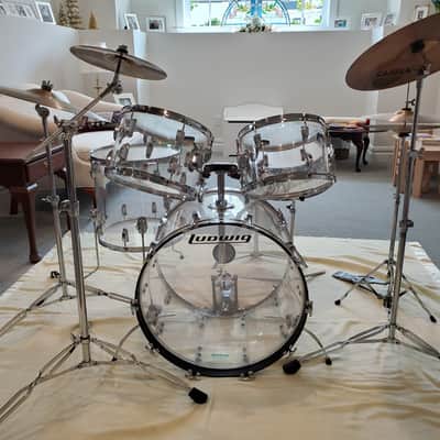 Ludwig Vistalite 1973 - Clear image 2