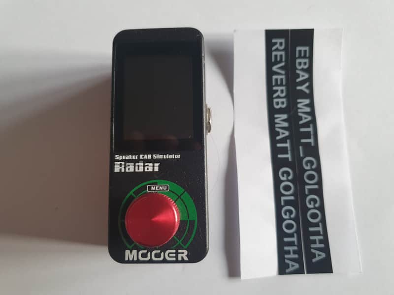 Mooer Radar Speaker Simulator 2010s - Black image 1