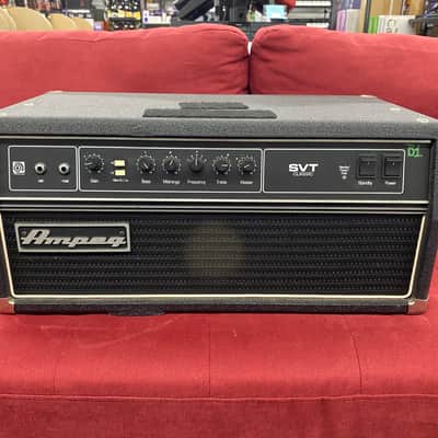 Ampeg SVT-CL Classic Bass Head - Black USA, Fully Serviced, Gogol Bordello Owned image 1
