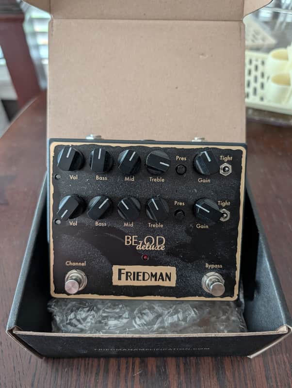 Friedman BE-OD Deluxe Overdrive 2018 - 2019 - Black image 1