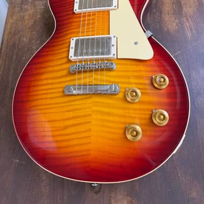 Gibson Custom Shop '59 Les Paul Wildwood Spec 60th Anniversary MOD 2019 - Vintage Cherry Sunburst _ R9 1959 Historic Reissue image 9