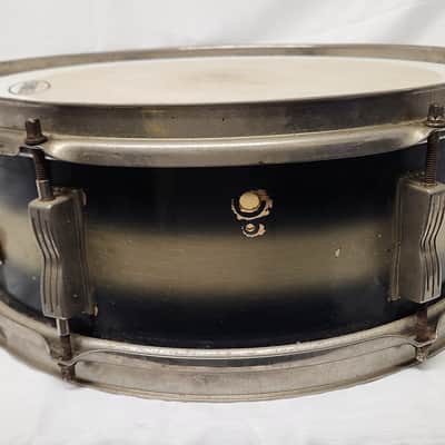 Vintage Early 1960s Pre Serial Ludwig Blue Silver Duco Pioneer Snare Drum 5x14 image 8