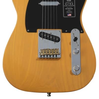 Fender American Ultra Luxe Vintage '50s Telecaster Electric Guitar - Butterscotch Blonde  Heirloom Lacquer image 2