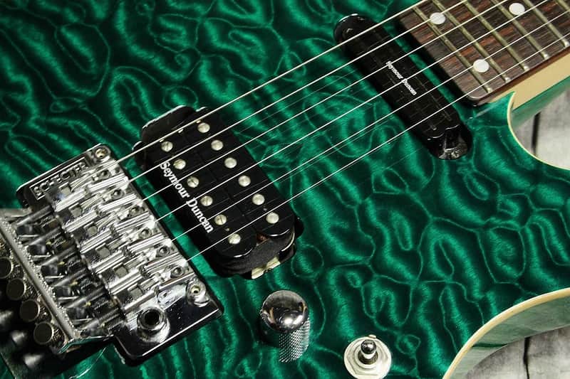 Schecter PA-ZK-1 Shinichi Kobayashi Signature Black Turquoise | Reverb