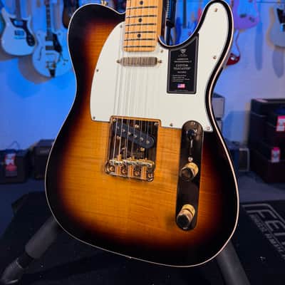 Fender 75th Anniversary American Professional II Custom Telecaster 2026 - 2 Color Sunburst w Case, Free Plek 176 image 2