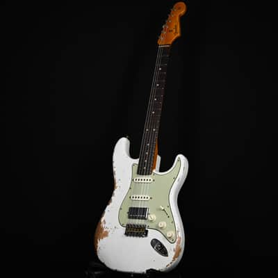 Fender Custom Shop '62 Stratocaster HSS Heavy Relic- Olympic White 2026 (R147998) image 12
