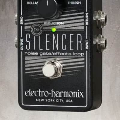 EHX ELECTRO-HARMONIX SILENCER NOISE GATE / EFFECTS LOOP PEDAL + FREE PATCH CABLE image 1