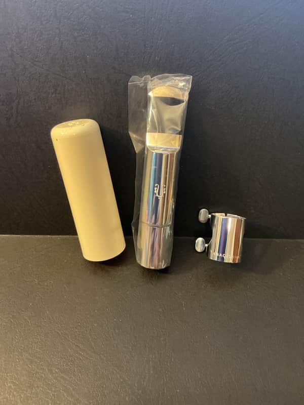 Yanagisawa Metal No. 7 Bb Tenor Saxophone Mouthpiece Y27057 - Silver Plate image 1
