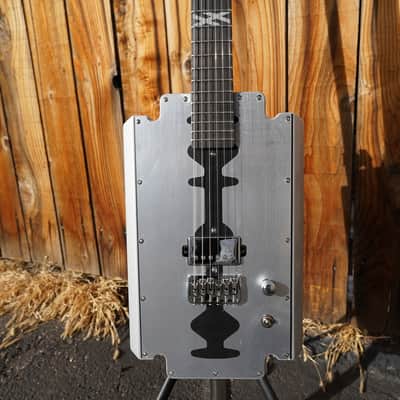 Schecter DIAMOND SERIES Machine Gun Kelly Razor Blade - Metallic Silver 6-String Electric Guitar image 4