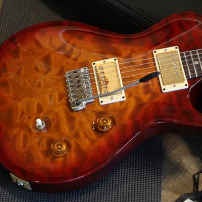 Minty! 2007 PRS Single Cut Tremolo 10 Top Electric Guitar Dark Cherry Monster Quilt + GB image 2