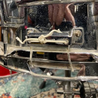 Dave Krusen's Pearl Jam Era, 1970s Ludwig 14x6.5" LM402 Supraphonic Snare Drum. Signed! image 17