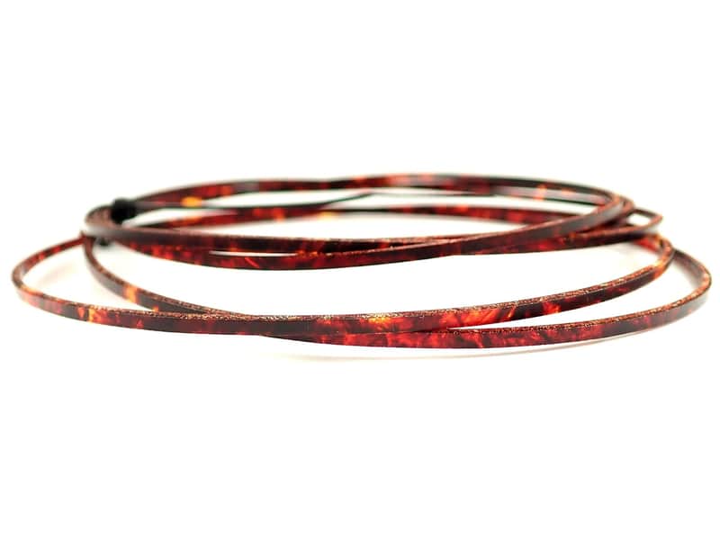 Incudo Incudo Dark Tortoiseshell Celluloid Guitar Purfling - 1...
