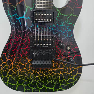 ESP LTD Eclipse 87 nt rainbow crackle image 2