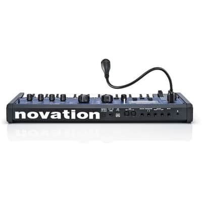 NOVATION MiniNova 37-Mini-Key Compact Synthesizer NEW - BLUE ON BLACK image 3