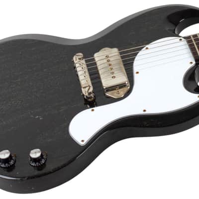 New Gibson Custom Shop '63 SG Junior Murphy Lab Aged Silver Fox w/Lightning Bar Tailpiece #501213 image 2