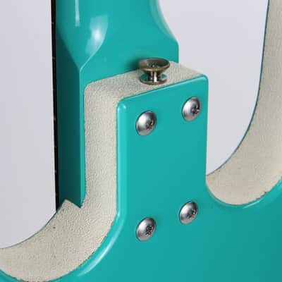 1995 Jerry Jones Neptune Longhorn Baritone Bass VI 6-String Guitar - SEA FOAM GREEN! image 22